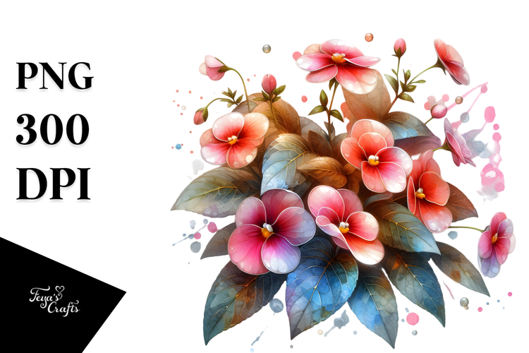 Flower Sticker Png Image 14