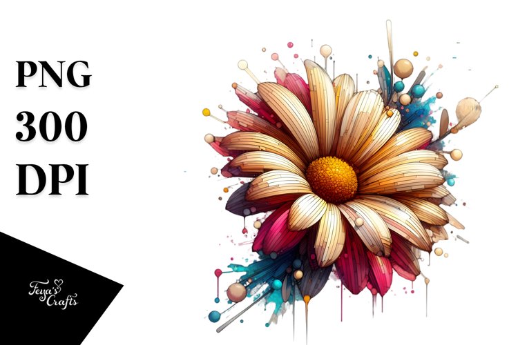 Daisy Flower Clipart Image 6