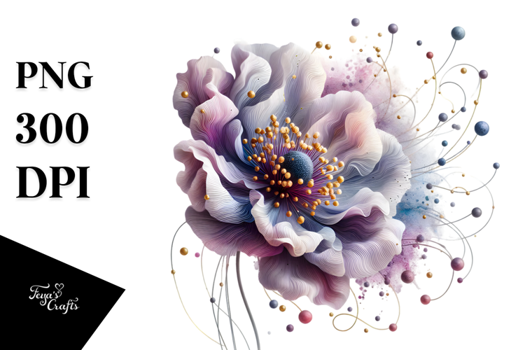 Anemone with Golden Insertions PNG