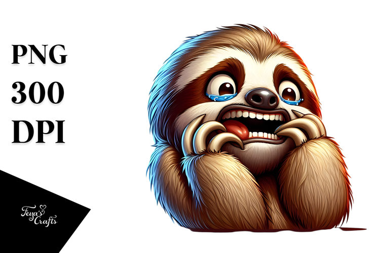 Sloth Clipart Image 13