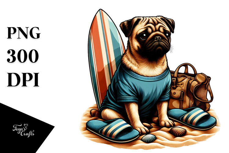 Pug Clipart Image 14