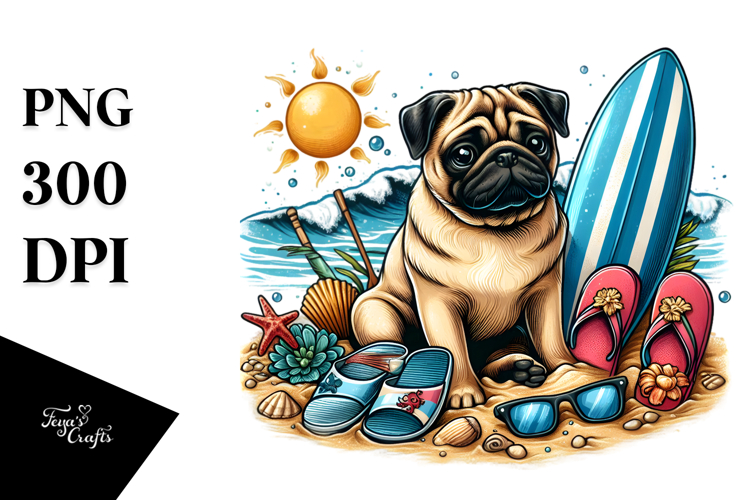 Pug Clipart Image 13