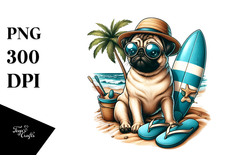Pug Clipart Image 12