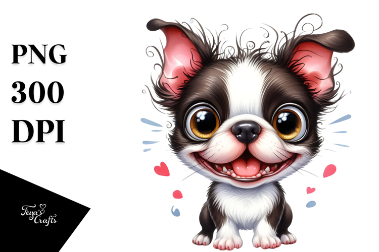 Boston Terrier Clipart Image 8
