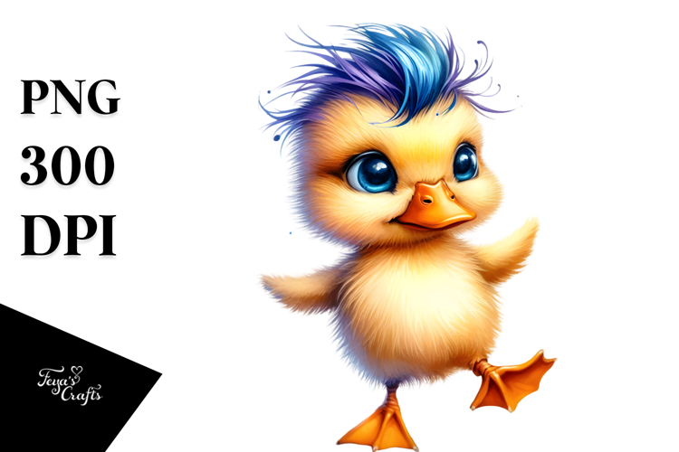 Cute Duck Clipart Image 23