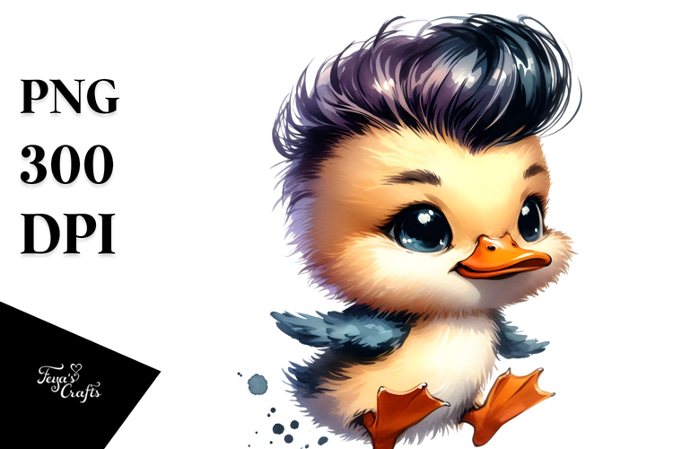 Cute Duck Clipart Image 22
