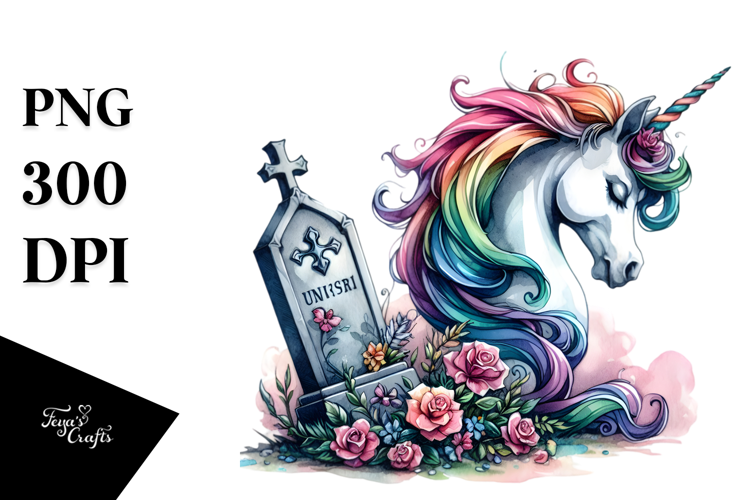 Vibrant Unicorn Grave