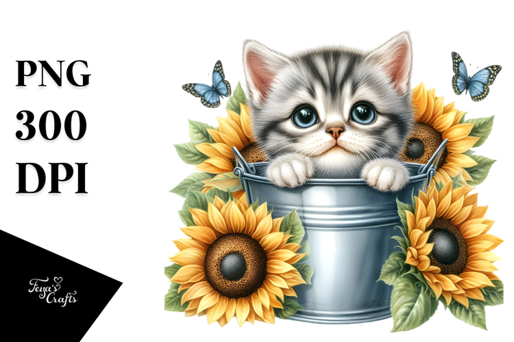 Sunflower Clipart Image 13
