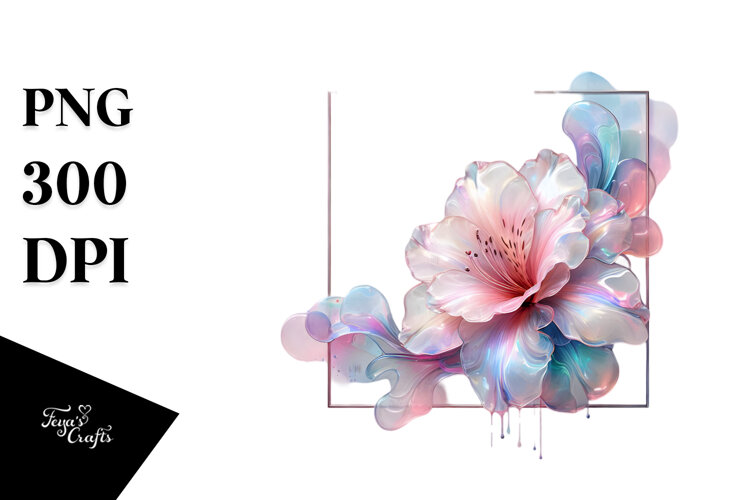 Abstract Azalea, High-Res PNG example image 1