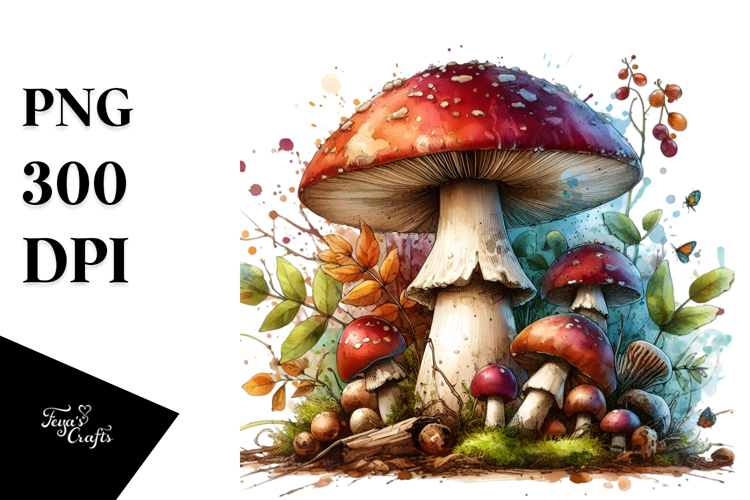 Mushroom Clipart Image 9