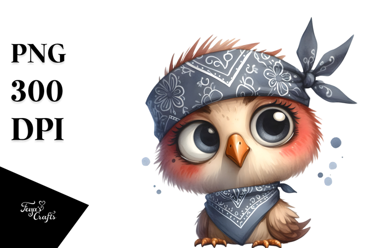 Whimsical Bird PNG