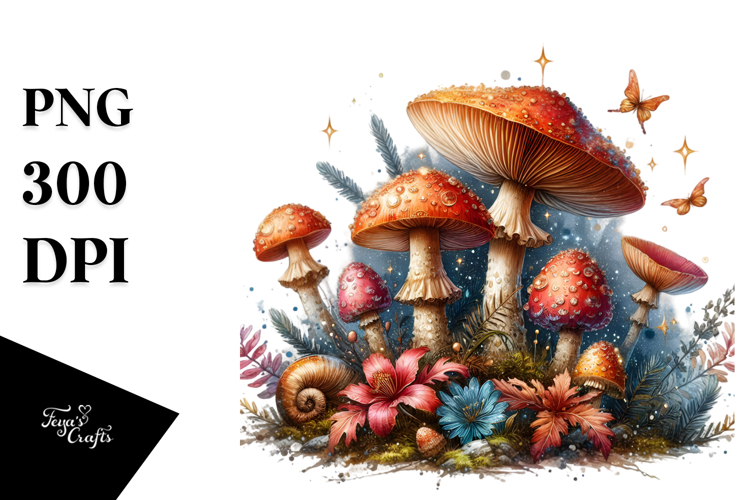 Mushroom Clipart Image 4