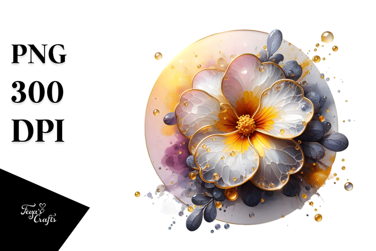 Abstract Primrose, High-Res PNG
