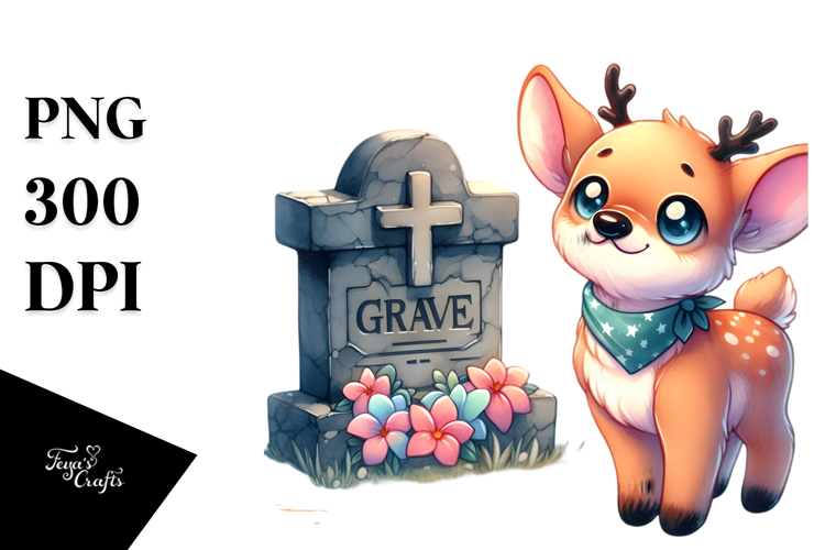 Vibrant Baby Elk Grave