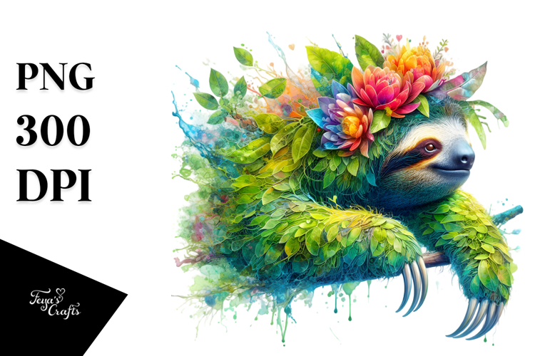 Sloth Clipart Image 10