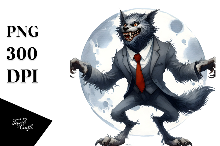 Werewolf Clipart Image 24