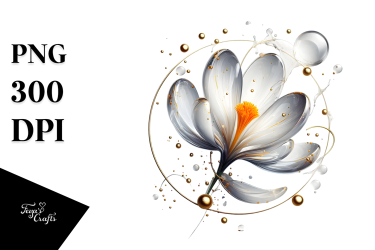 Abstract Crocus, High-Res PNG