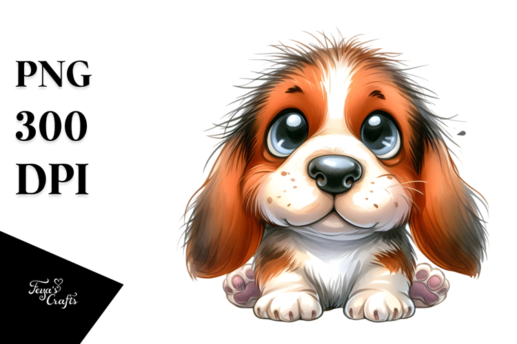 Basset Hound Clipart Image 21