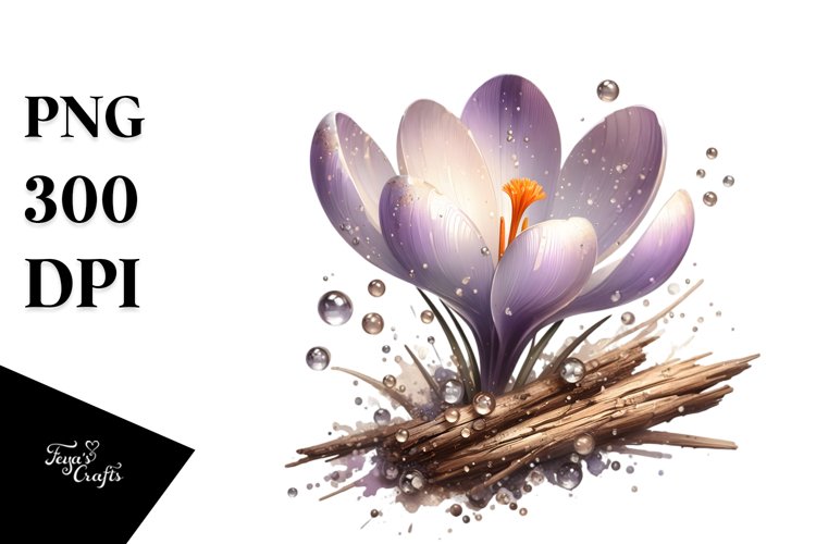 Shiny Crocus Made of