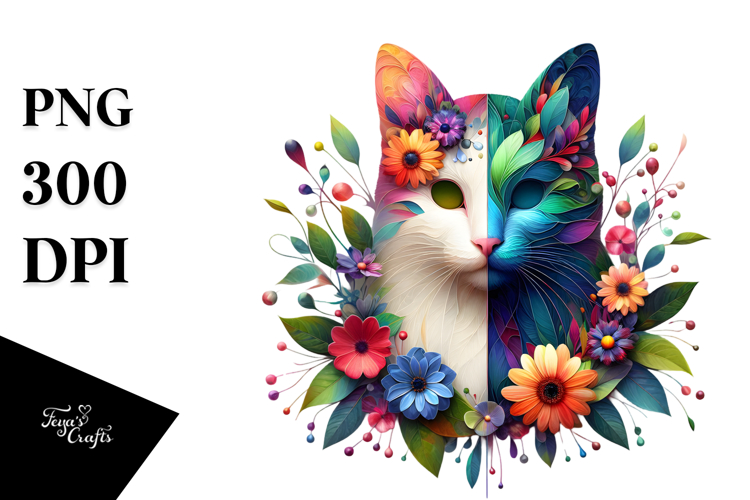 Vibrant Kitten, Transparent PNG example image 1