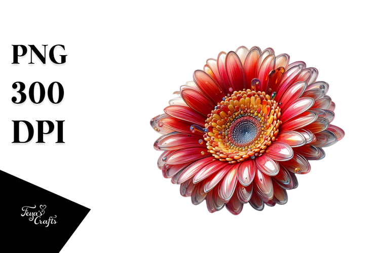 Gerbera Watercolor, PNG