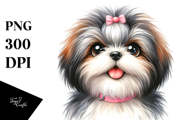 Shih Tzu Clipart Image 6