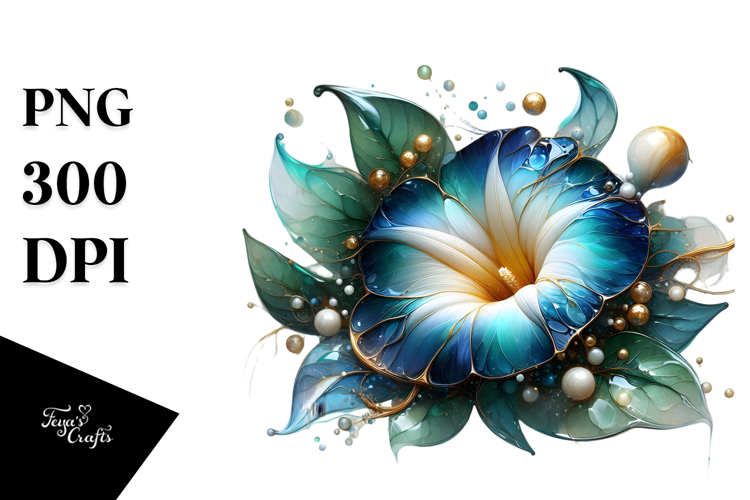 Abstract Morning Glory PNG