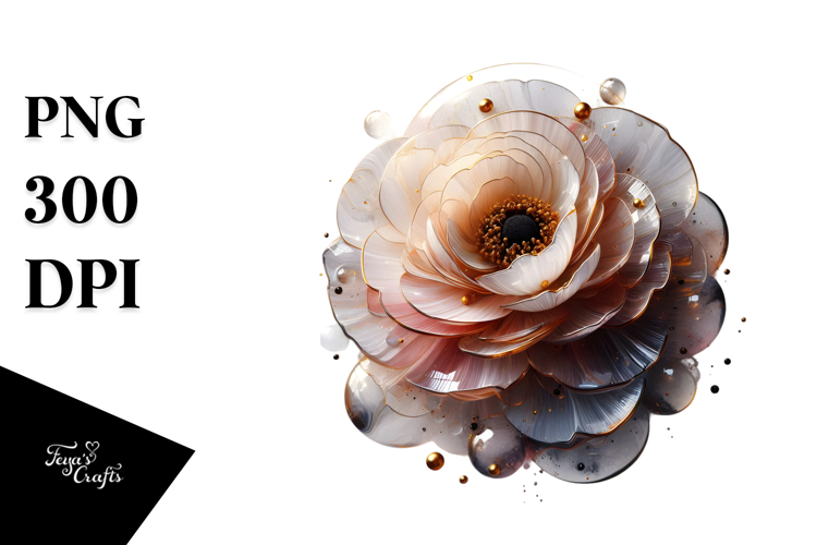 Abstract Ranunculus PNG