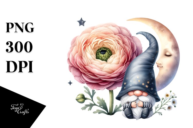 Cute Moon Clipart Image 17