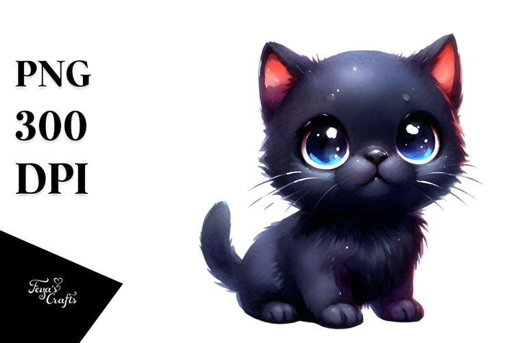 Black Cat Png Image 13