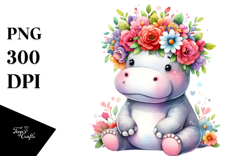 Hippo Clipart Image 11