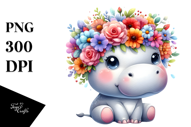 Hippo Clipart Image 10