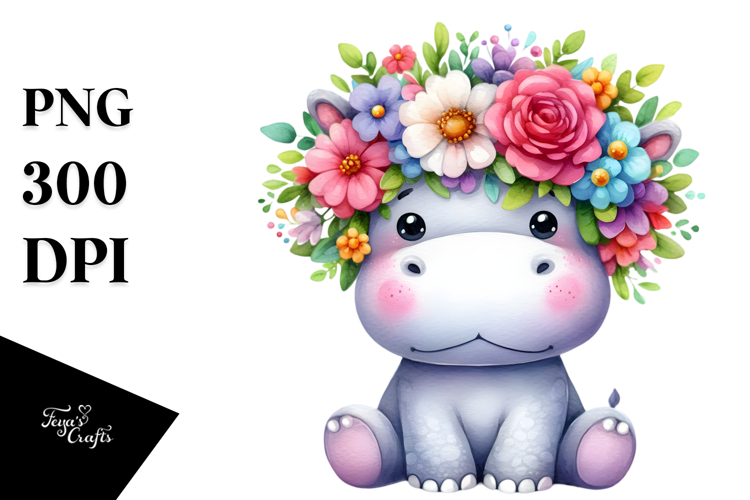 Hippo Clipart Image 9