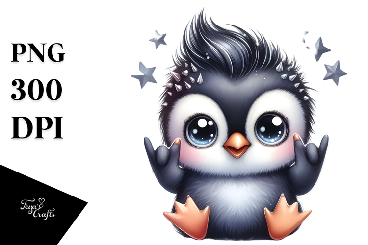 Penguin Clipart Image 15