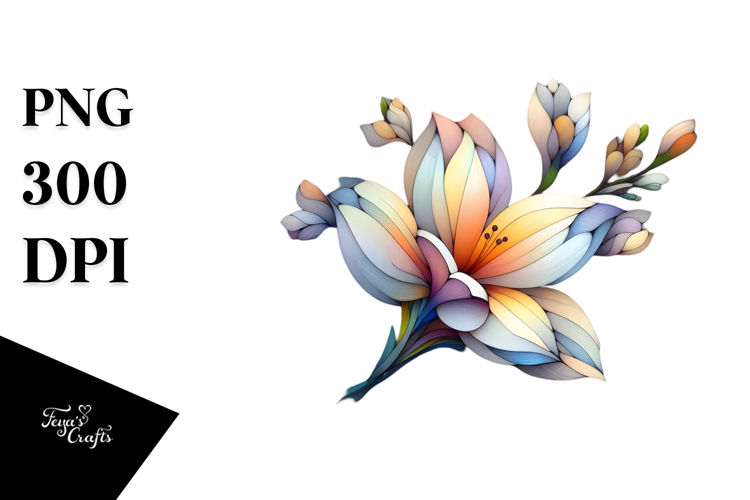 Glossy Freesia PNG
