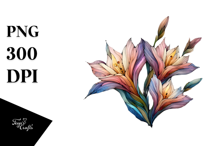 Wooden Freesia PNG