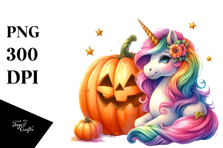 Simple Cute Unicorn PNG