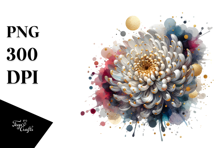 Shiny Chrysanthemum Material PNG