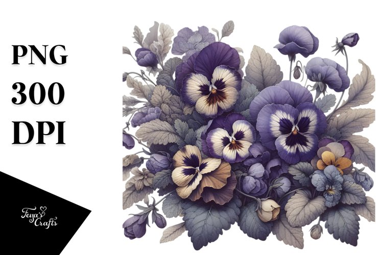 Filled Large Pansy example image 1