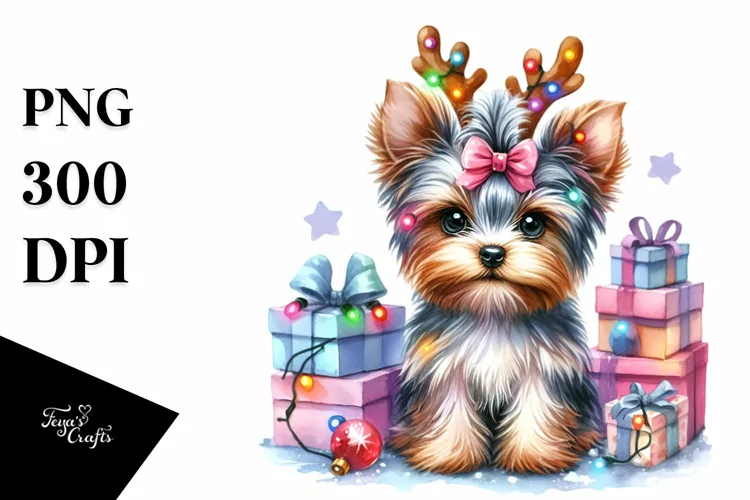 Yorkshire Terrier with Crazy Haircut, Transparent PNG
