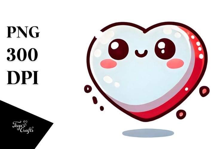 Simple Cartoon Heart PNG