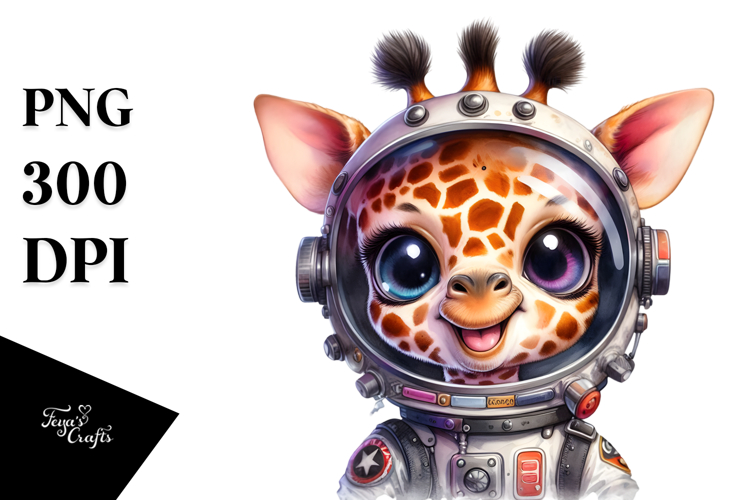 Cute Baby Giraffe PNG