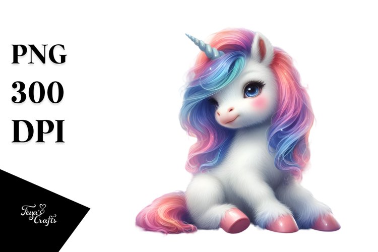 Dreamy Baby Unicorn Poses as Johnu Bravo | Sublimation