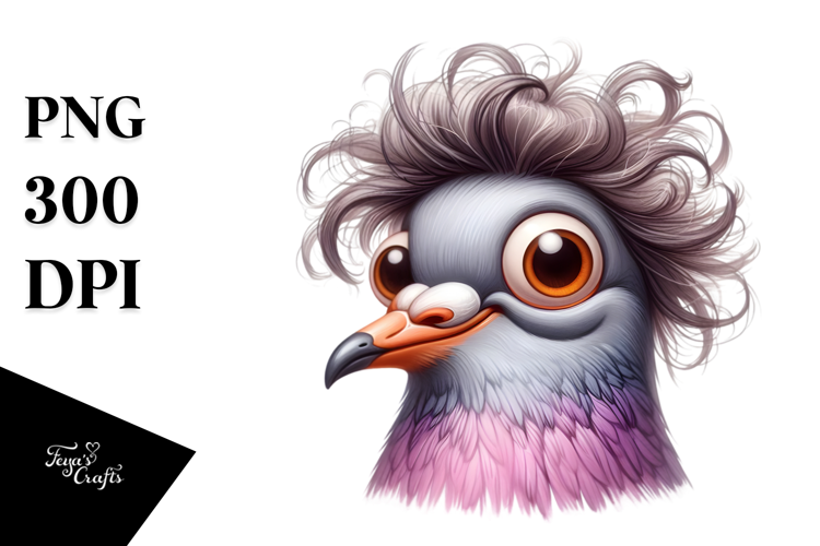 Contempt Dove | Portrait Clipart