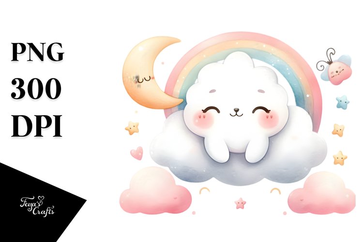 Cute Cloud PNG