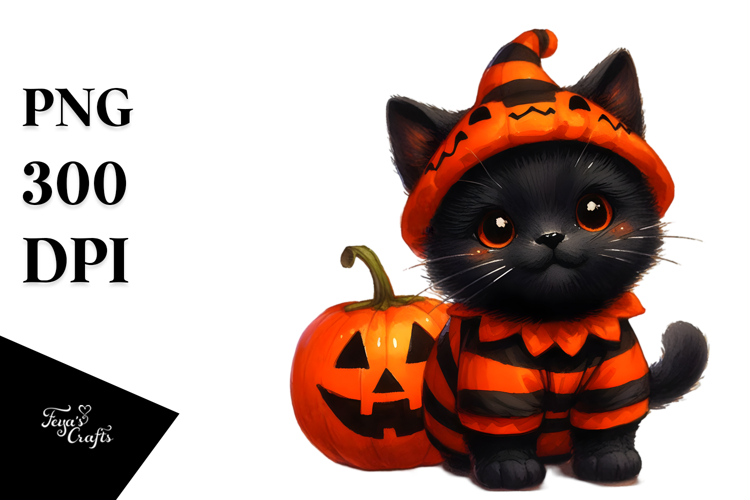 Black Cat Clipart Image 9