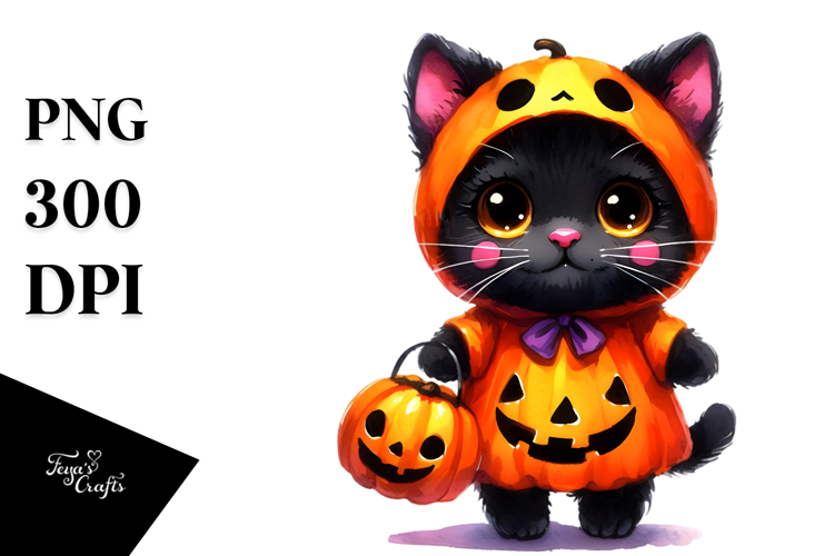 Black Cat Clipart Image 7