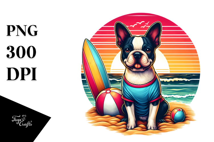 Boston Terrier Clipart Image 24