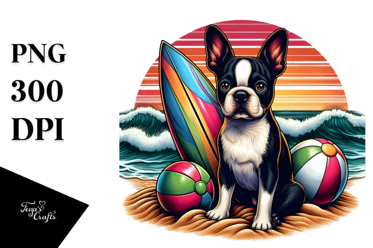 Boston Terrier Clipart Image 23