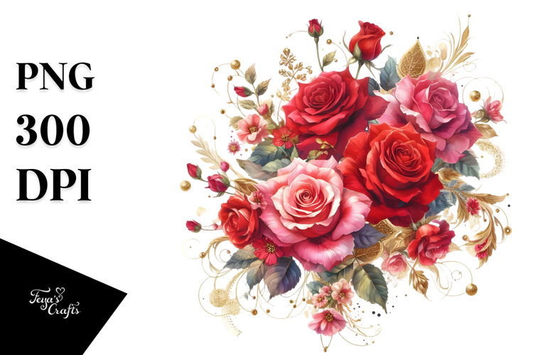 Red Flower Png Image 12